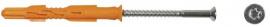 Дюбель фасадный с шурупом TORX 10х 80