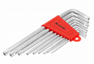 Ключи звездочка (TORX) длинные, 9 шт. Matrix