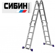 Лестница-трансформер алюминиевая 4х4 ступени