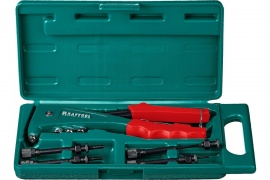 Заклепочник комбинированный 2 в 1 KRAFTOOL COMBO2-M6 31180, кейс